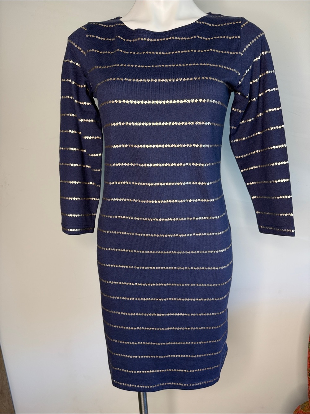 NWT Joules Riviera Star Stripe Tee Shirt Dress size 2